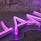 Ariana Purple Name Neon Sign