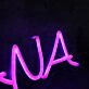 Ariana Purple Name Neon Sign