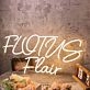 Flotus Flair Yellow Neon Sign