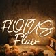 Flotus Flair Yellow Neon Sign
