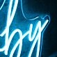 Darby Blue Name Neon Sign
