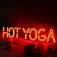 Hot Yoga Red Neon Sign