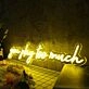 You Play Too Much Yellow Neon Sign