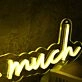 You Play Too Much Yellow Neon Sign