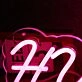 Hustler Red Custom Neon Sign