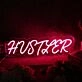 Hustler Red Custom Neon Sign
