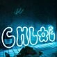 Chloe Blue Name Neon Sign