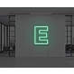 Neon Letter E
