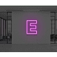 Neon Letter E