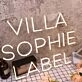 VILLA SOPHIE LABEL Yellow Neon Sign