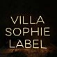 VILLA SOPHIE LABEL Yellow Neon Sign