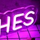Torches Pink Neon Sign