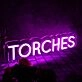 Torches Pink Neon Sign