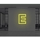 Neon Letter E