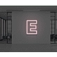 Neon Letter E