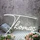 Thomas White Name Neon Sign