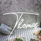 Thomas White Name Neon Sign