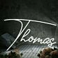 Thomas White Name Neon Sign