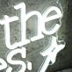 All In The Eyes White Neon Sign
