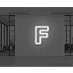 Neon Letter F