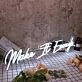 Make It Enough White Neon Sign