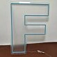Neon Letter F