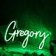 Gregory Green Neon Sign