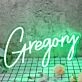Gregory Green Neon Sign