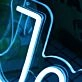 Jonathan Blue Neon Sign
