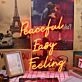 Peaceful Easy Feeling Red Neon Sign