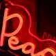 Peaceful Easy Feeling Red Neon Sign