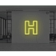 Neon Letter H