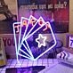 Five Card Poker Custom Neon Sign