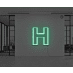 Neon Letter H