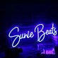 Sunie Beats Blue Neon Sign