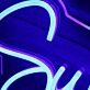 Sunie Beats Blue Neon Sign