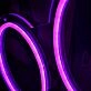Dog Paw Pink Neon Sign