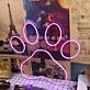 Dog Paw Pink Neon Sign