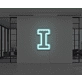 Neon Letter I