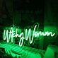 Witchy Woman Green Neon Sign