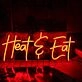 Heat And Eat Red Neon Sign
