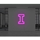 Neon Letter I