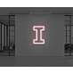 Neon Letter I