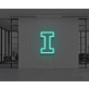 Neon Letter I