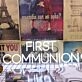 First Communition White Neon Sign