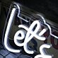 Let Us Celebrate White Custom Party Neon Sign