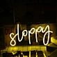 Sloppy Yellow LED Neon Sign