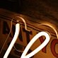 I Love Flowers Yellow Neon Sign