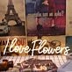 I Love Flowers Yellow Neon Sign