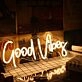 Good Vibes Yellow LED Neon Sign